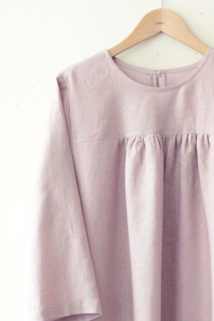 PDNo.132ヨークつきギャザードレスワンピース<br />FABヘザ-