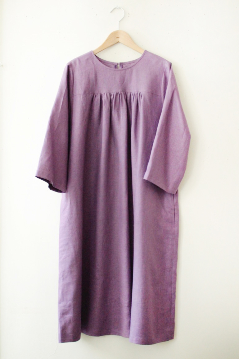 PDNo.132ヨークつきギャザードレスワンピース<br />FABクレマチス