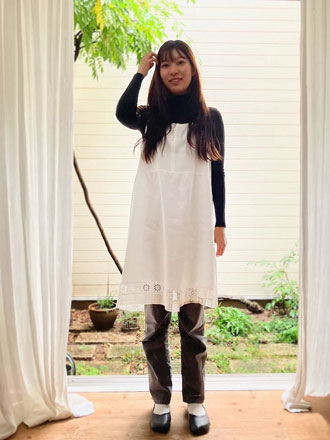 No.146 camisole<br>No.146裾レースのキャミソール型紙
        