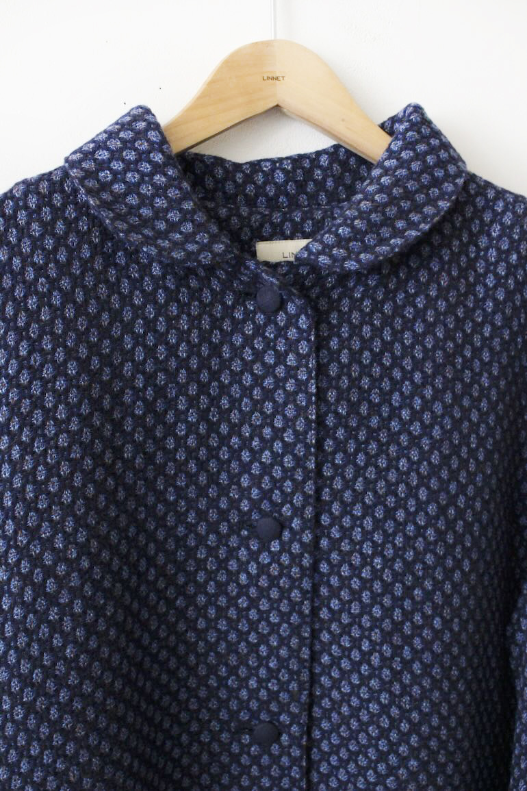 PD No.36スプリングコート<br />バ-ズアイC4ダ-クネイビ-