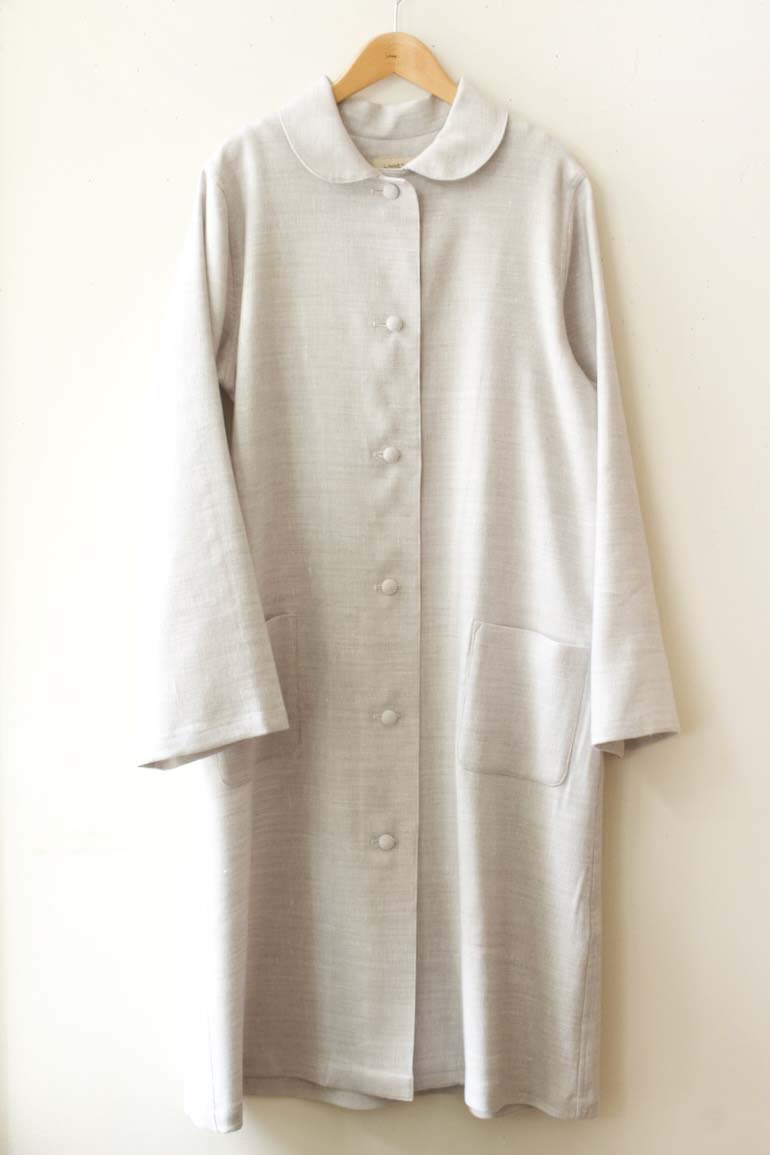 PD No.36コート　リネンウール<br />LWOXシルバ-グレ-