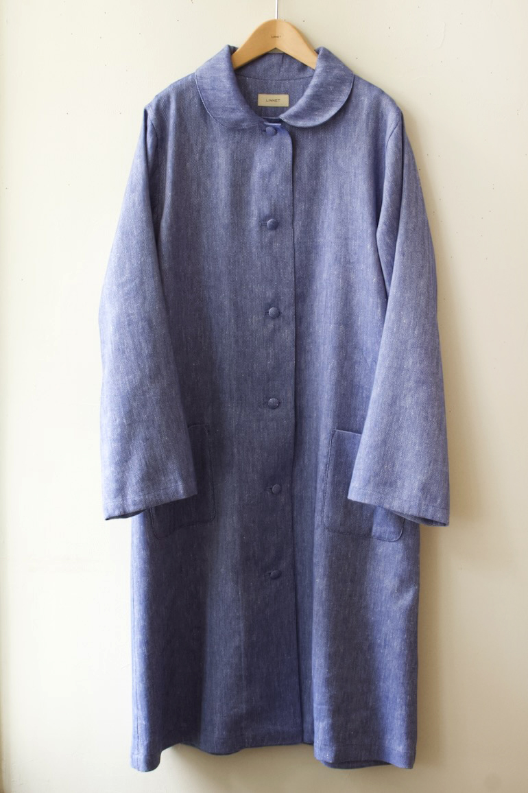PD No.36コート　  リネンウール<br />LWHBロイヤルブル-