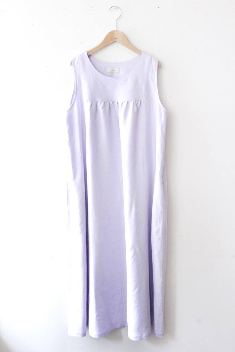 　PD NO.80タブリエドレスノースリーブ<br />fab　ラベンダ-