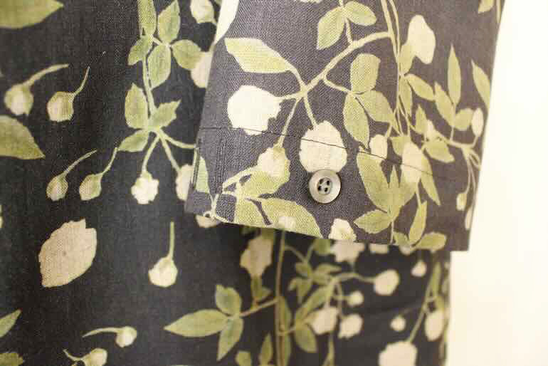 PDNo.94　小さなタックブラウス ７分袖　　<br />LPモッコウバラブラック