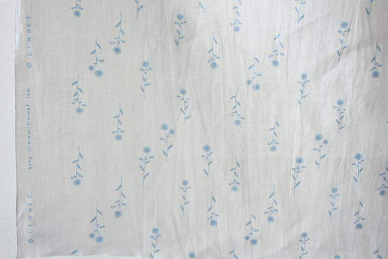 LINNETリネンプリント <br /> ハルジオン サヴォンドマルセイユ