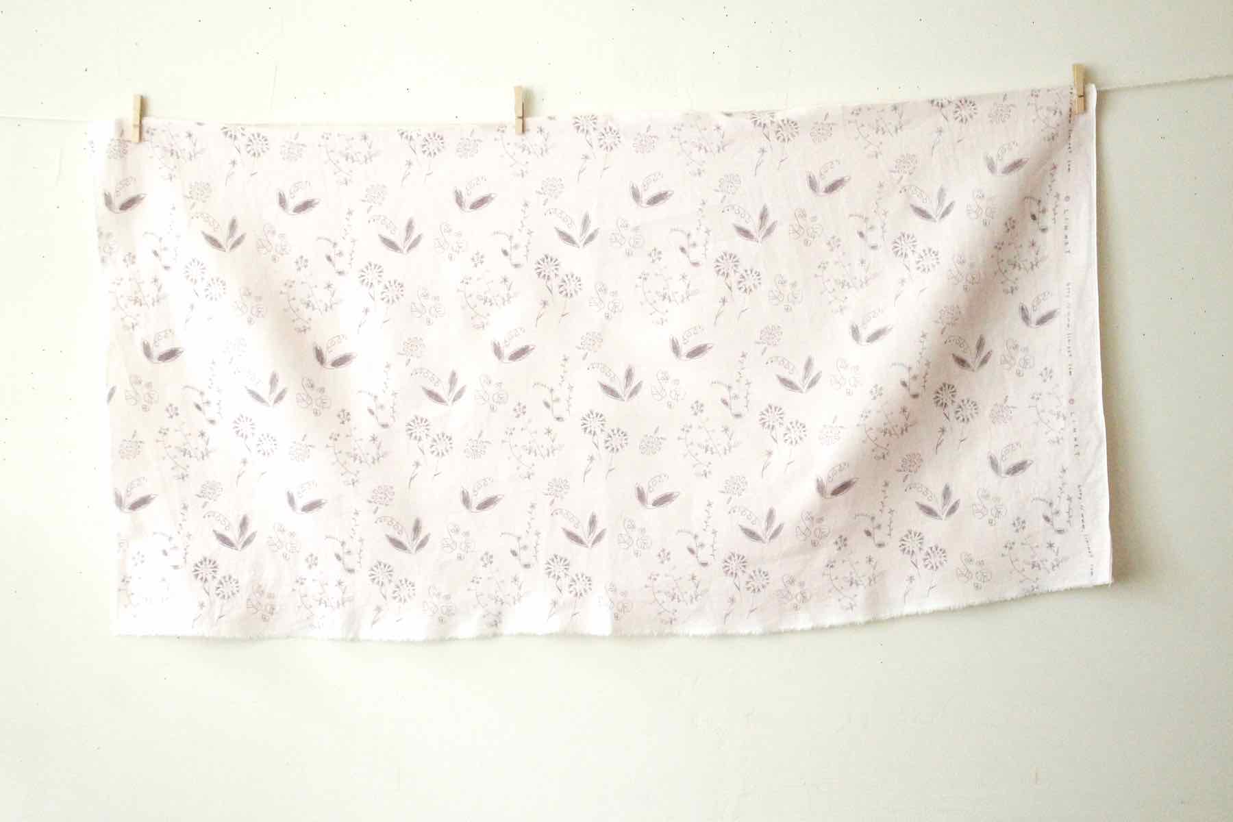LINNET リネンプリント ワイルドフラワーズ<br />ロ-ズピンク