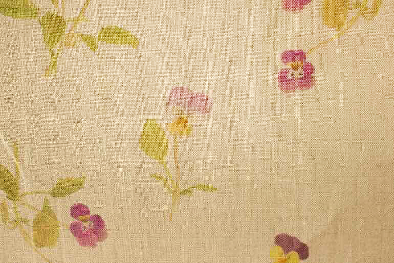 LINNET リネンプリント　ヴィオラ<br />Flax