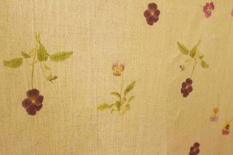 LINNET リネンプリント　ヴィオラ<br />Flax