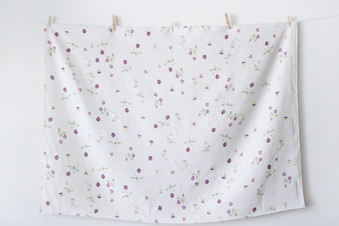 LINNETリネンプリント ビオラ