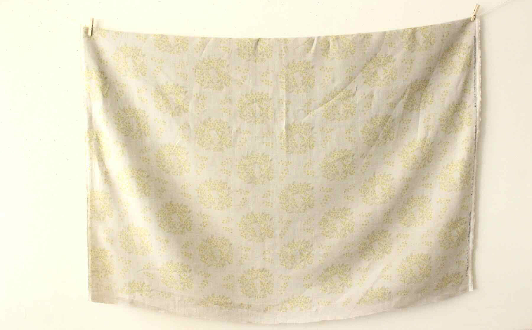 LINNET リネンプリント　ミモザ<br />Flax