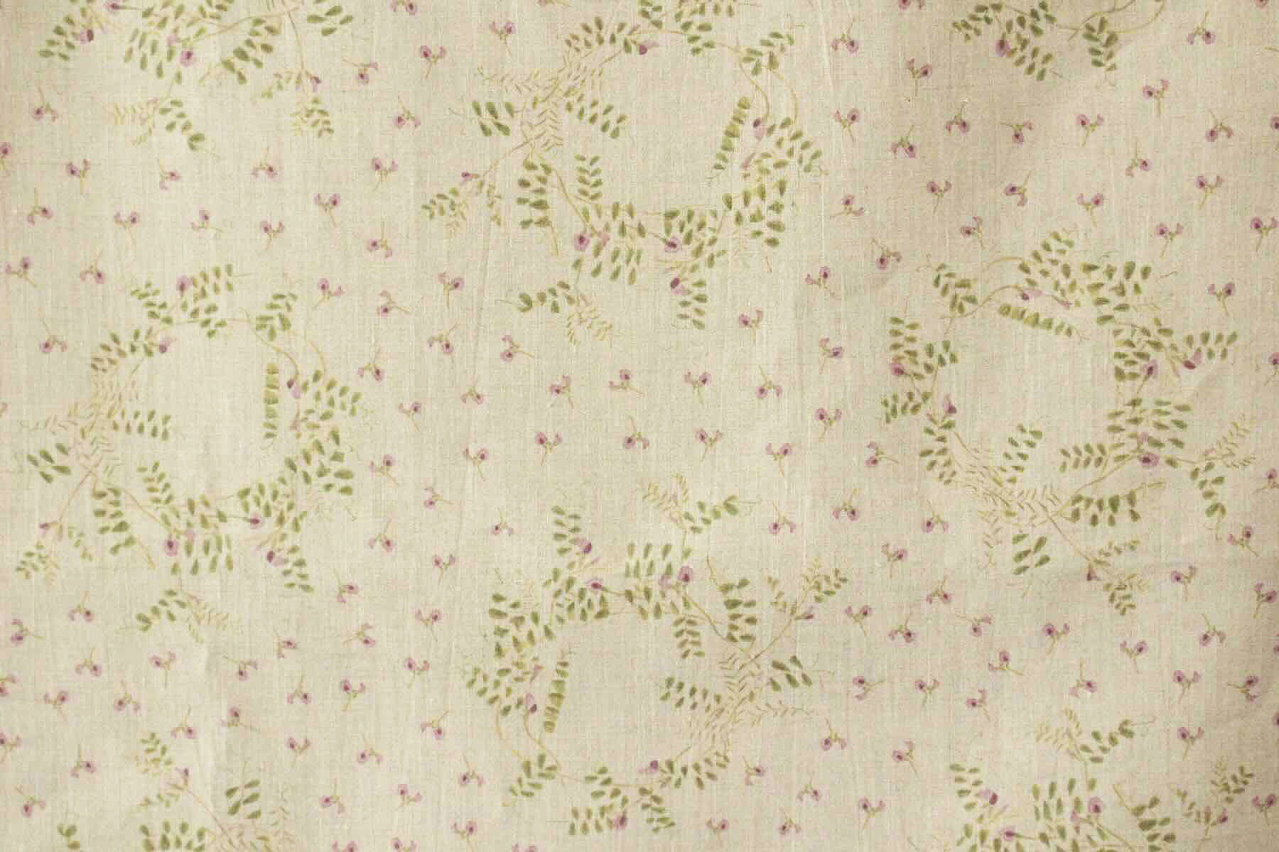 LINNET リネンプリント　カラスノエンドウ24<br />Flax