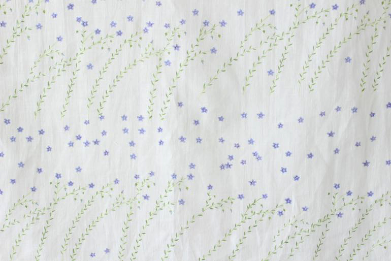 LINNETリネンプリント フラックス畑