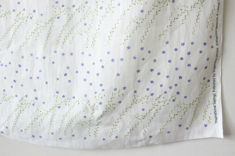 LINNETリネンプリント フラックス畑