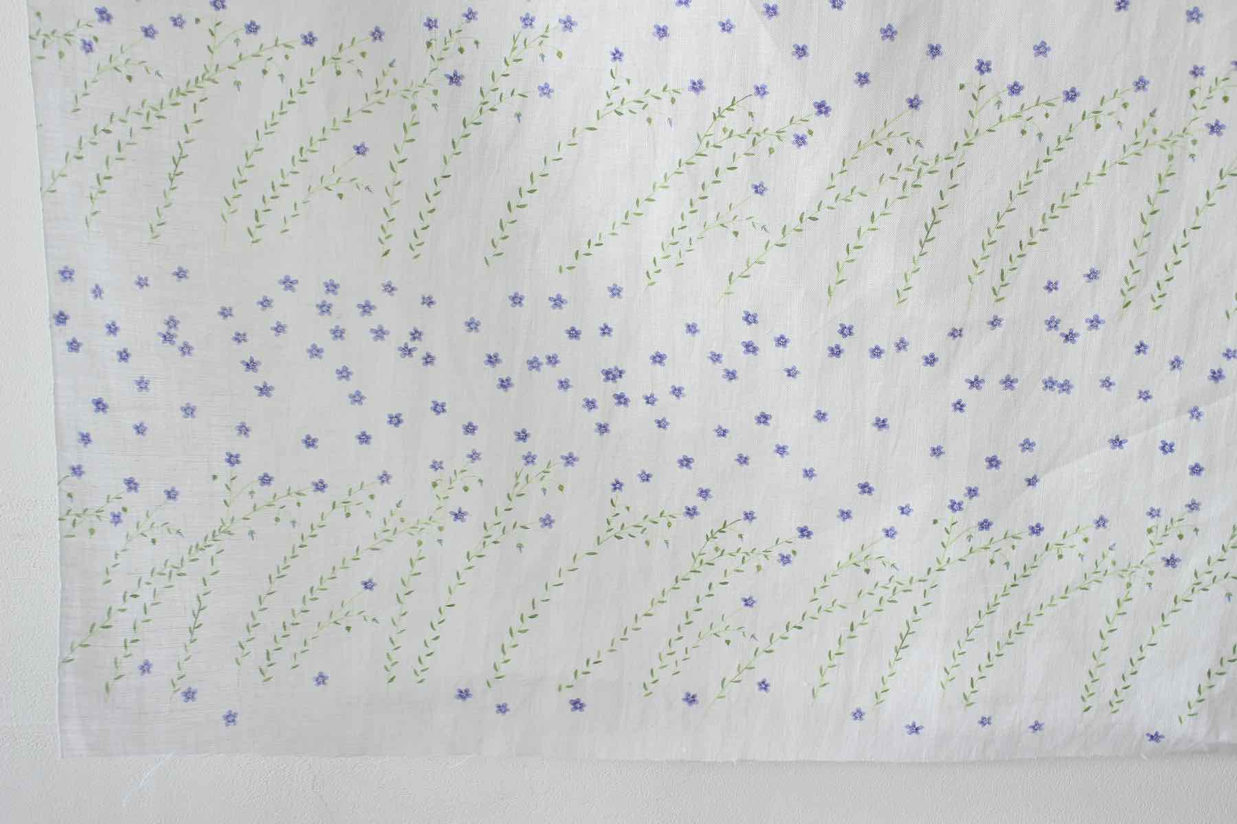 LINNETリネンプリント フラックス畑