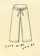 No.09 Easy Pants イージーパンツ型紙