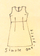 No.39 Simple One Piece Dressシンプルワンピース型紙
